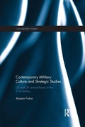 Cover: Contemporary Military Culture and Strategic Studies - Routledge
