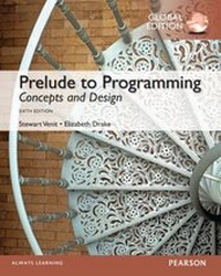 Enlarge image Cover: Prelude to Programming: Concepts and Design, Global Edition - Pearson Education Limited