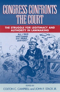 Enlarge image Cover: Congress Confronts the Court - Rowman & Littlefield Publishers