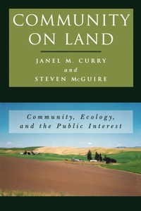 Enlarge image Cover: Community on Land - Rowman & Littlefield Publishers