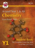 Cover: A-Level Chemistry for AQA: Year 1 & AS Student Book with Online Edition - Coordination Group Publications Ltd (CGP)