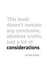 Enlarge image Cover: Considerations - Asymmetrical Press