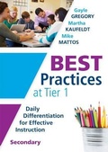Cover: Best Practices at Tier 1 [Secondary] - Solution Tree Press