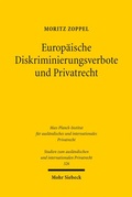 Cover: Europ&auml;ische Diskriminierungsverbote und Privatrecht - Mohr Siebeck