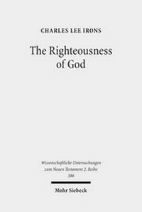 Abbildung von: The Righteousness of God - Mohr Siebeck