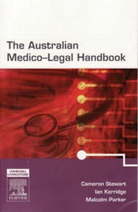 Abbildung von: Australian Medico-legal Handbook - Harcourt Publishers Group (Australia) Pty.Ltd