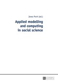 Cover: Applied modelling and computing in social science - Peter Lang Verlag