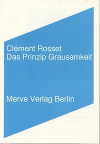 Enlarge image Cover: Das Prinzip Grausamkeit - Merve