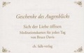 Cover: Geschenke des Augenblicks - Christa Falk Verlag