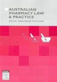 Abbildung von: Australian Pharmacy Law and Practice - Academic Press Australia