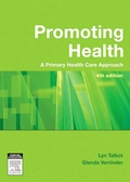 Cover: Promoting Health - Churchill Livingstone