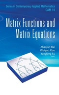 Cover: Matrix Functions And Matrix Equations - World Scientific Publishing Co Pte Ltd
