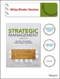Cover: Strategic Management, Binder Ready Version - Wiley