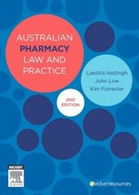 Abbildung von: Australian Pharmacy Law and Practice - Mosby