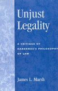 Cover: Unjust Legality - Rowman & Littlefield Publishers