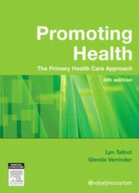 Enlarge image Cover: Promoting Health: The Primary Health Care Approach 4th Edition E-Book - Harcourt Publishers Group (Australia) Pty.Ltd