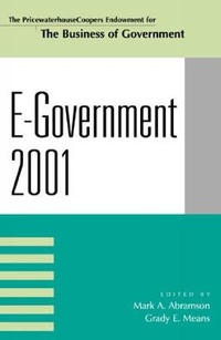 Enlarge image Cover: E-Government 2001 - Rowman & Littlefield Publishers