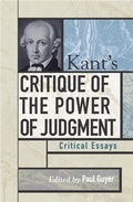 Cover: Kant's Critique of the Power of Judgment - Rowman & Littlefield Publishers