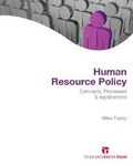 Cover: Human Resource Policy - Tilde University Press