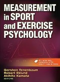 Cover: Measurement in Sport and Exercise Psychology - Human Kinetics
