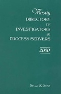 Cover: Varsity Directory of Investigators and Process Servers 2000 - Shaw & Sons Ltd