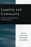 Cover: Legality and Community - Rowman & Littlefield Publishers