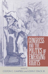 Enlarge image Cover: Congress and the Politics of Emerging Rights - Rowman & Littlefield Publishers