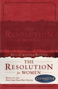 Cover: The Resolution for Women, LeatherTouch - Broadman & Holman Publishers