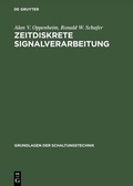 Cover: Zeitdiskrete Signalverarbeitung - De Gruyter Oldenbourg
