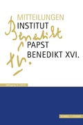 Cover: Mitteilungen Institut-Papst-Benedikt XVI. - Schnell & Steiner