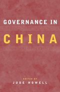 Cover: Governance in China - Rowman & Littlefield Publishers