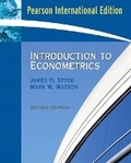 Cover: Introduction to Econometrics - Pearson