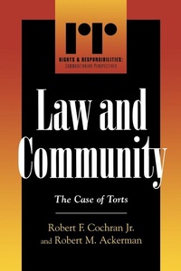 Enlarge image Cover: Law and Community - Rowman & Littlefield