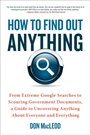 Cover: How to Find Out Anything - Penguin Books Canada Ltd