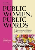 Cover: Public Women, Public Words - Rowman & Littlefield Publishers
