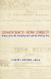 Enlarge image Cover: Democracy: How Direct? - Rowman & Littlefield Publishers