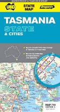 Abbildung von: Tasmania State and Cities Map 719 5th ed (waterproof) - Universal Publishers