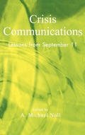Cover: Crisis Communications - Rowman & Littlefield Publishers