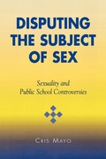 Cover: Disputing the Subject of Sex - Rowman & Littlefield Publishers