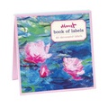 Cover: Monet Waterlilies Book of Labels - Galison