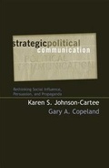 Cover: Strategic Political Communication - Rowman & Littlefield Publishers
