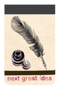 Cover: Quill and Ink Mini Journal - Galison