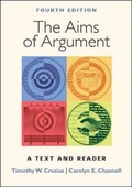 Cover: The Aims of Argument: A Text and Reader, first printing - Mayfield Publishing Co ,U.S.