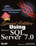 Cover: Using Microsoft SQL Server 7 Special Edition - Que