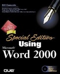Cover: Special Edition Using Microsoft Word 2000 - Que Corporation,U.S.