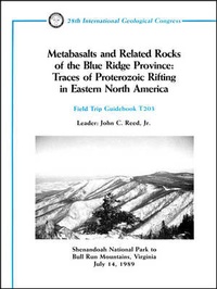 Enlarge image Cover: Metabasalts and Related Rocks of the Blue Ridge Province: Traces of Proterozoic Rifting in Eastern North America - American Geophysical Union