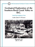 Cover: Geological Exploration of the Southern Rock Creek Valley in DC - American Geophysical Union