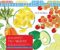 Enlarge image Cover: Bon Appetit File Folders - Galison