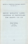 Cover: Devon Monastic Lands - Devon & Cornwall Record Society