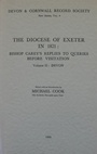 Cover: The Diocese of Exeter in 1821 - Devon & Cornwall Record Society